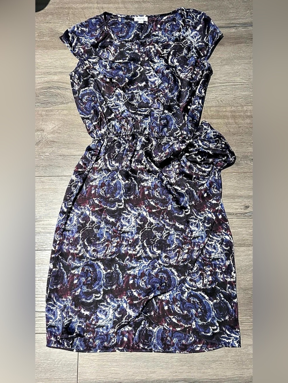 Tristan Abstract Print Dress